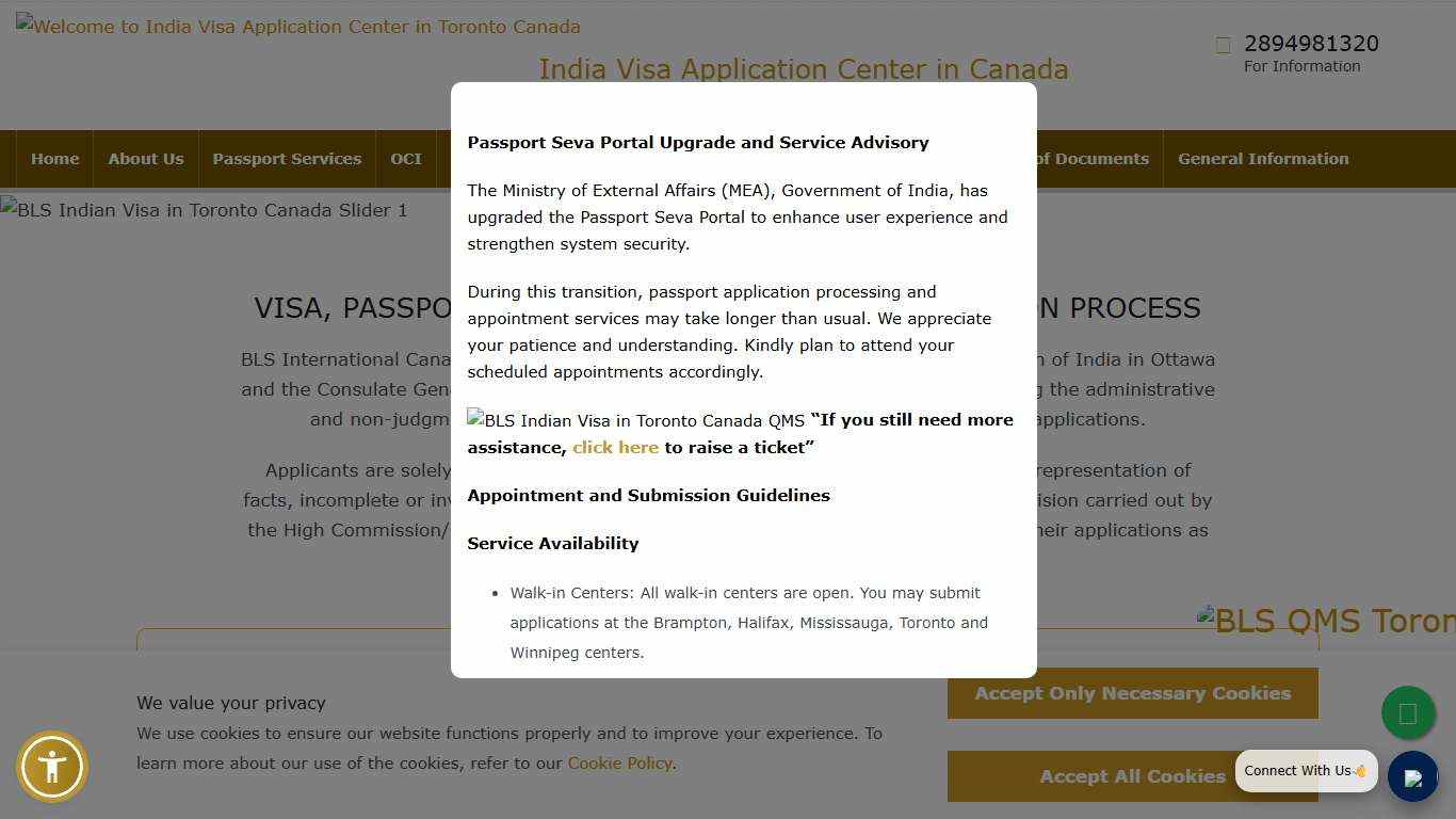 Indian Visa & Passport Application Centre in Toronto - BLS International